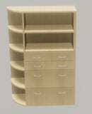 Lorex Curved Wall display- display cabinet