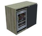 Lorex refrigerator cabinet with slider door