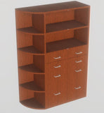 Lorex Curved Wall display- display cabinet
