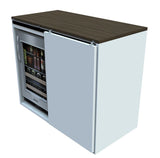 Lorex refrigerator cabinet with slider door