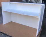 Traditional Reception Desk - In White