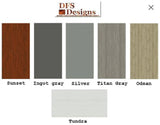 Cluster of L shape benching cubicles  60" by 60"  by dfs designs - Price shown is for all 4.