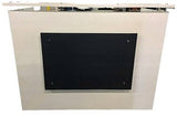 DFS Designs Reception desk shell which fits a 15" monitor - 48" W by 24" D by 44" H White and Slate front