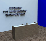 Hotel Reception desk for two person by DFS Designs