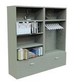Zipper wall unit with storage and hanging option - 60 by 60 unit