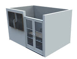 Office layout space planning in 2D or 3D optional