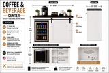 Lorex fridge with sliding door.