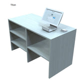 Pass through standing retail  desk by DFS Designs