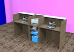 Hotel Reception desk for two person by DFS Designs