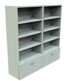 Zipper wall unit with storage and hanging option - 60 by 60 unit